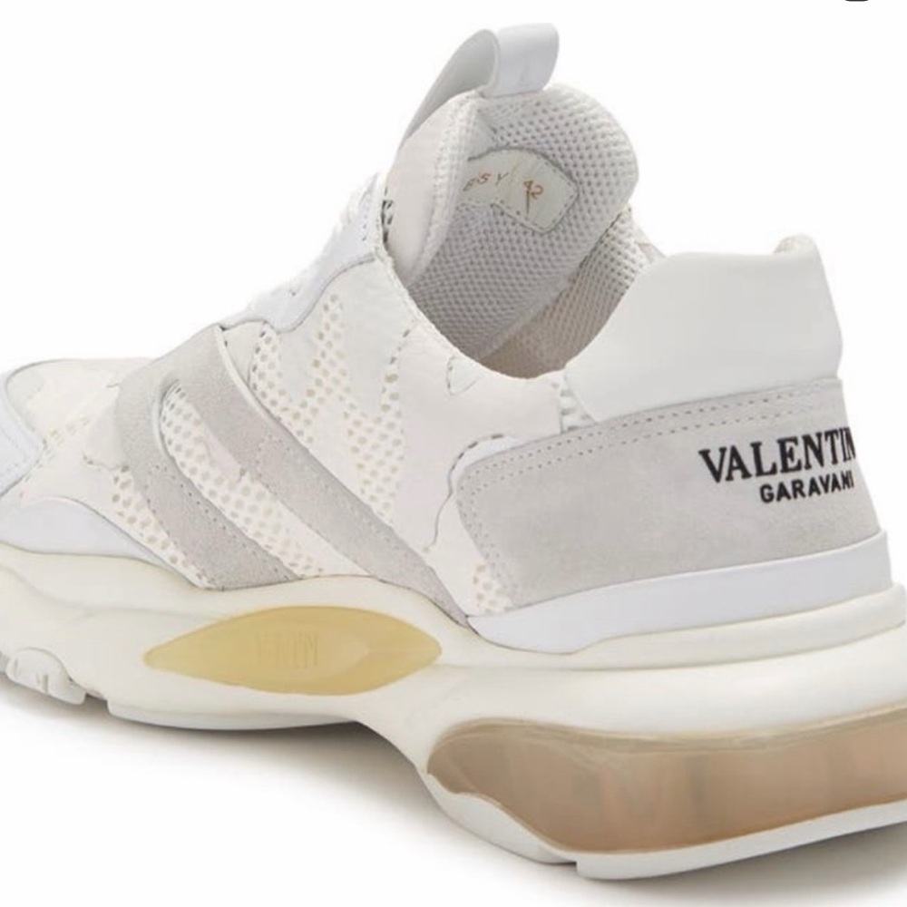 Valentino Garavani White Cream Sneakers - Picture 2 of 8